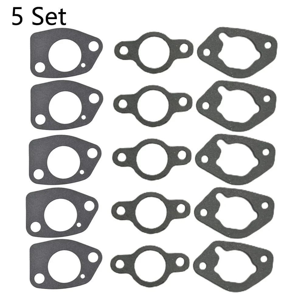 Set of 5 Carburetor Gasket Repair Parts for Honda GX390 GX340 (11HP 13HP)
