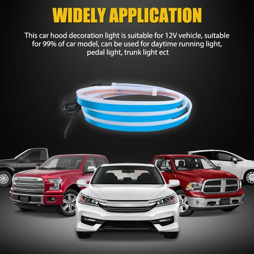 Hoodbeam Kit with Dynamic Scan LED Meteor Strip Lights for Toyota N70