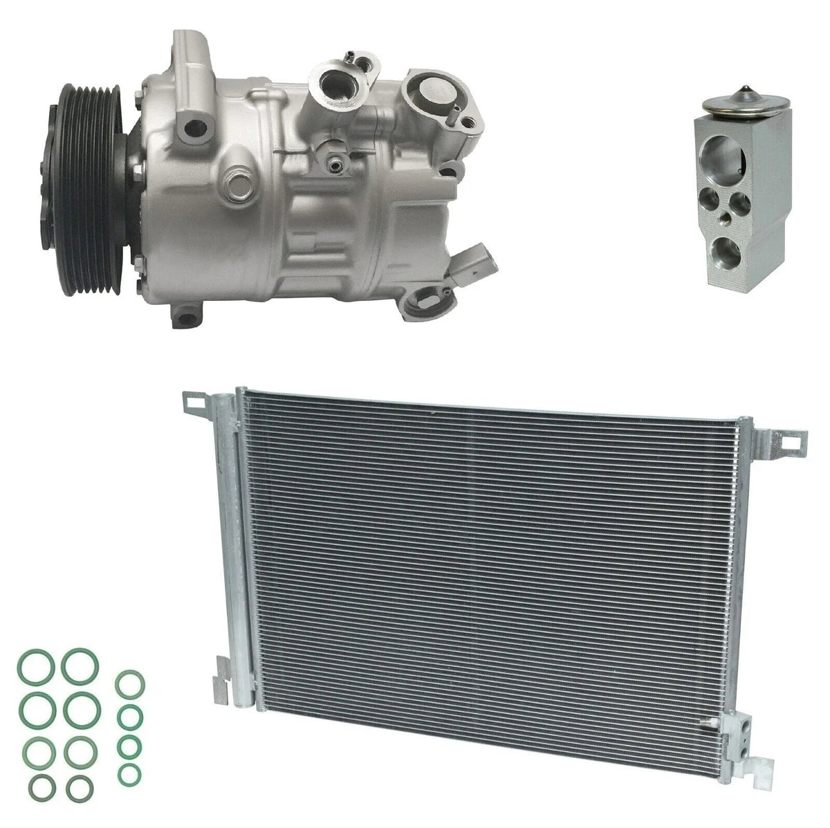 A/C Compressor Kit With Condenser for Audi Q7 3.0L (2017–2019)