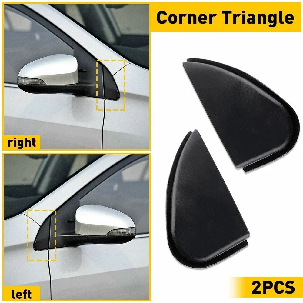 2X Side Mirror Corner Triangle Cover Trim for Toyota Corolla (2014–2016)
