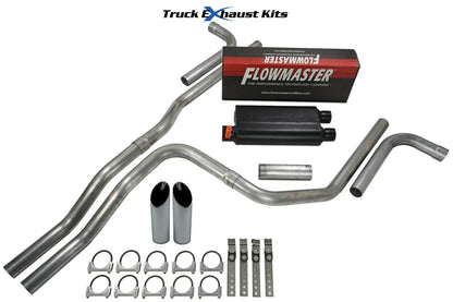 2.5" S Exit Dual Exhaust Kit for Chevy Suburban (2000–2006)