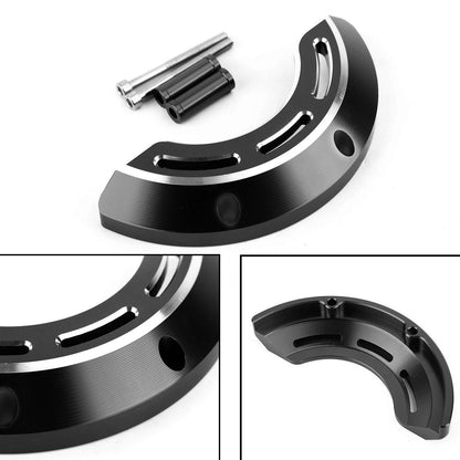 Left Engine Frame Sliders for Honda Rebel 300 500 - Black (2017–2019)