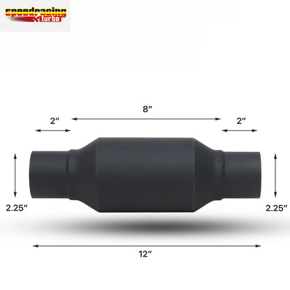 Universal Fit 12" Straight-Through Exhaust Muffler