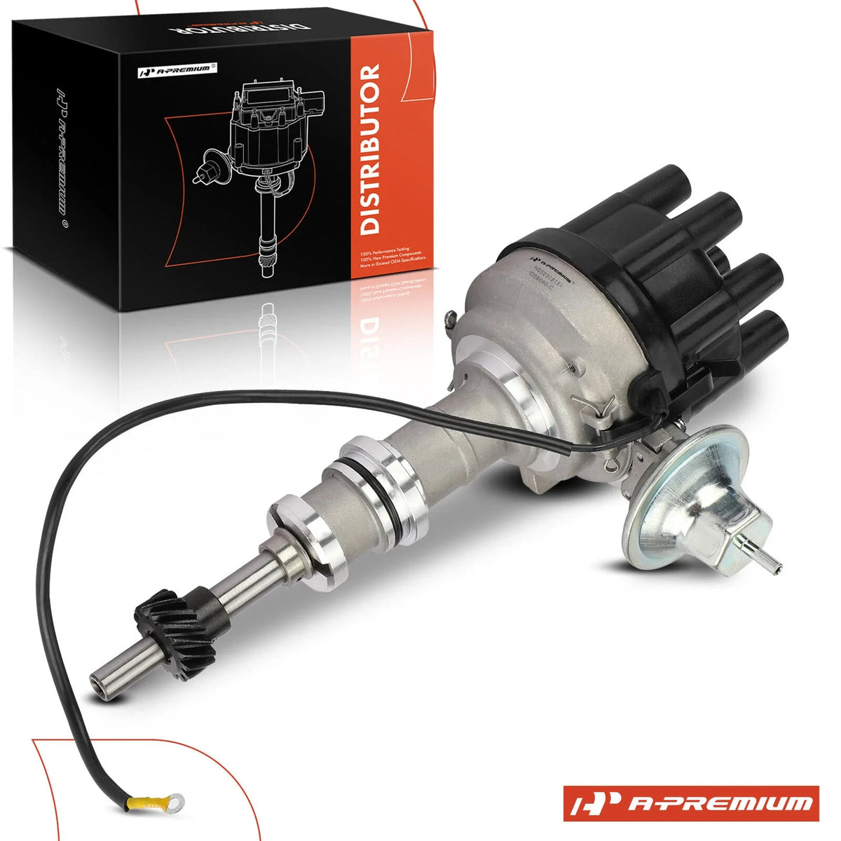 Ignition Distributor with Cap & Rotor for Ford Mustang F-350