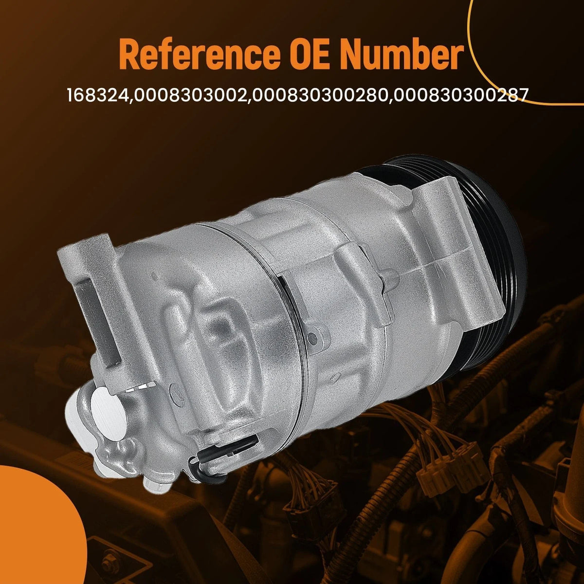 AC Compressor Assembly for Mercedes C63 AMG W205 E63 AMG W213 (2018–2021) 6SAS14C