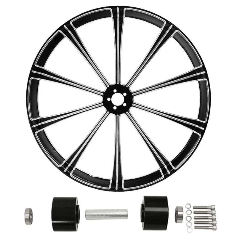 18'' Front Wheel Rim with Dual Disc Hub for Harley Touring Glide (1997–2021)
