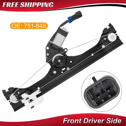 Front Left Window Regulator Assembly with Motor for Fiat 500 2012-2019