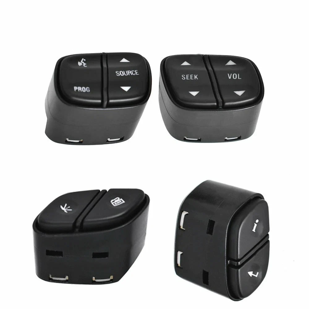 4X LED Steering Wheel Radio Volume Control Switch for GMC Silverado