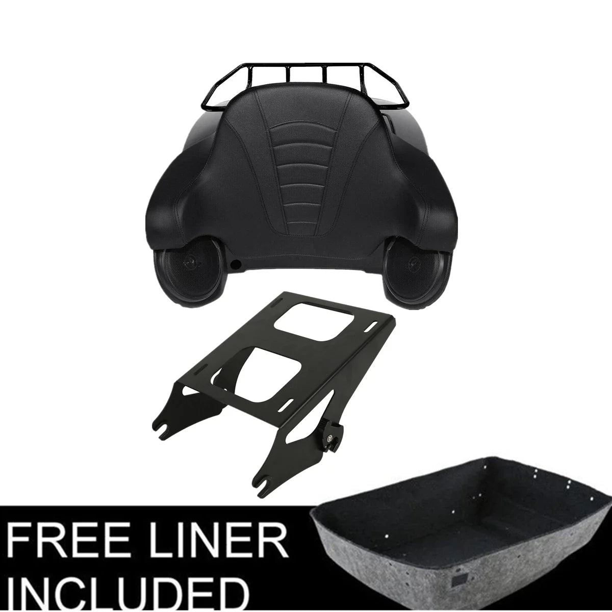 Trunk Pad Mount Speakers for Harley Electra Glide (2014-2023)