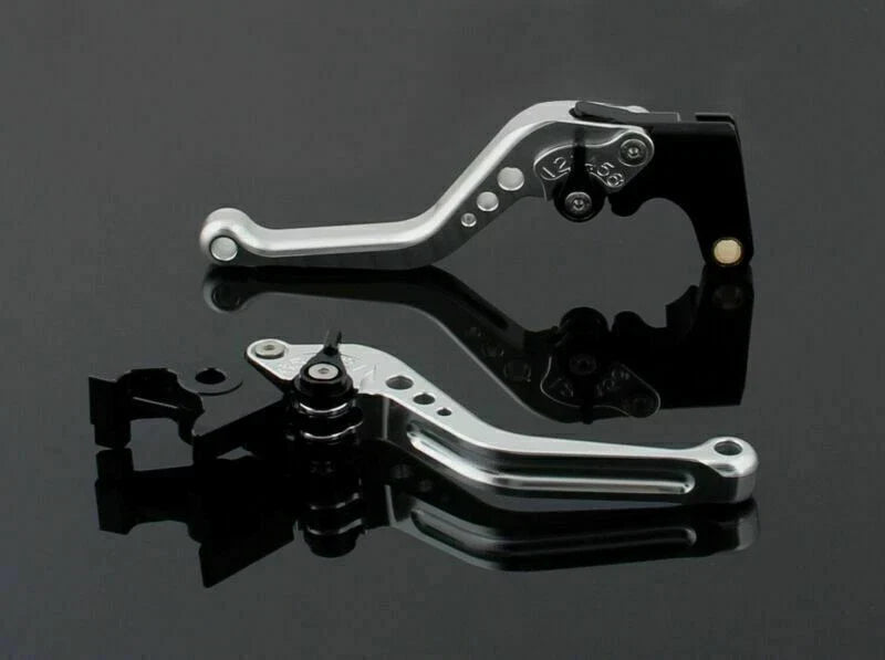 Brake Clutch Levers Set for Suzuki B-King 2008-2011 - Short Silver