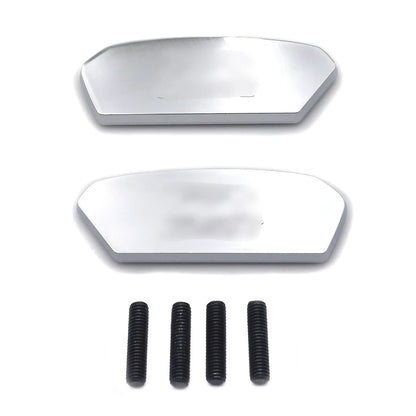 Chrome Mirror Block Off Plates for GSX-R 1000 Suzuki (2017–2021)
