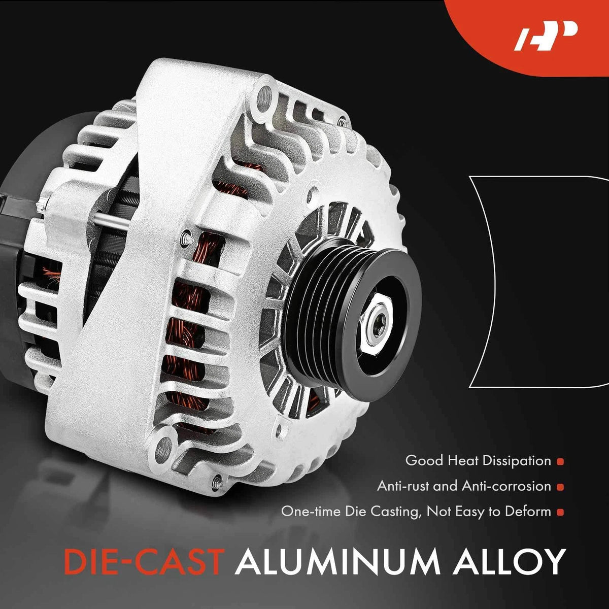 Alternator 1.5L 80A 12V 5-Groove for Honda Fit (2007-2008)