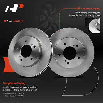 Front Brake Pads and Disc Rotors for Nissan Quest 1993-2002