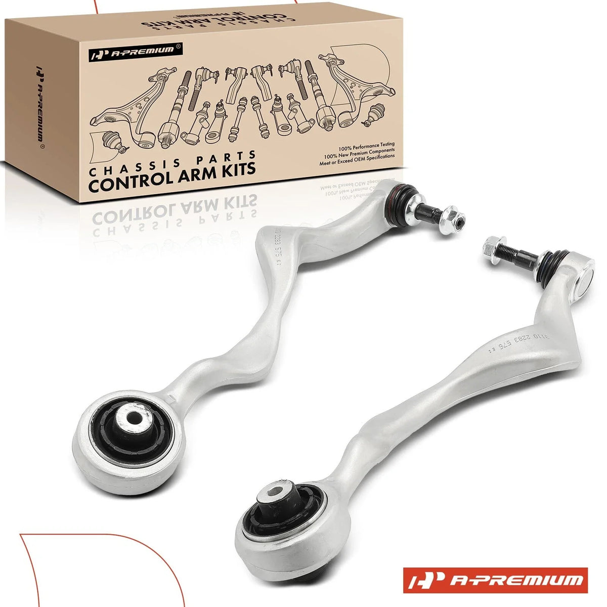 2X Front Control Arm with Ball Joint for BMW M3 (2015–2018)