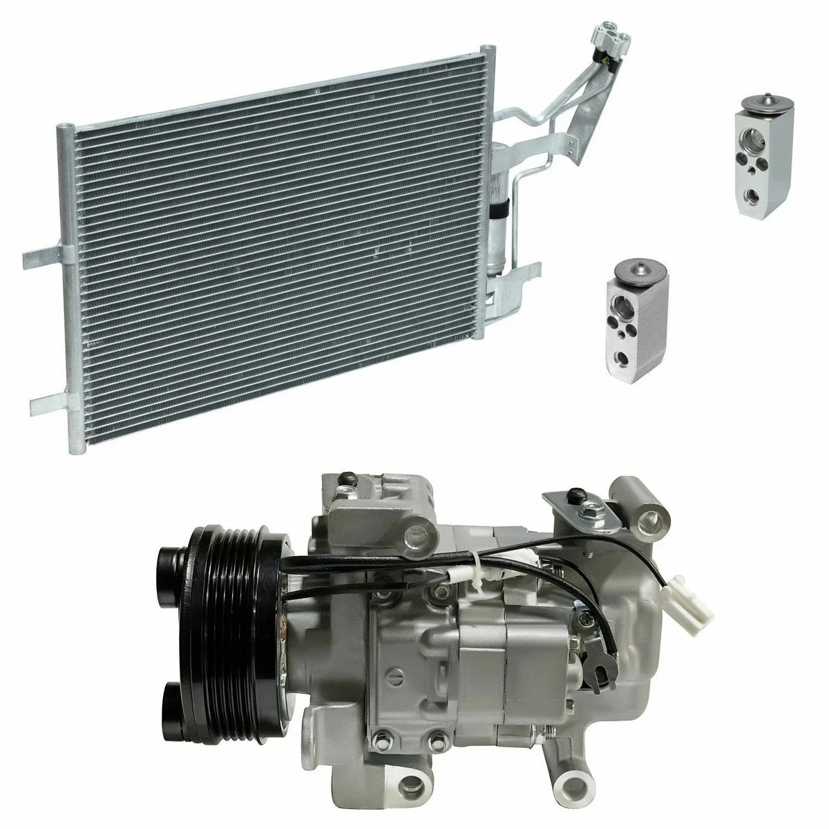 A/C Compressor Kit with Condenser for Mazda 5 2.3L (2008–2010)