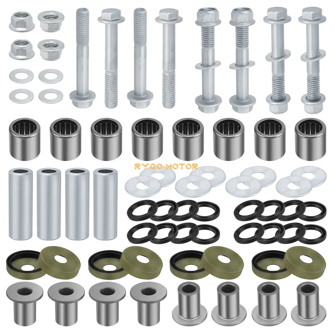Set of 4 A Arm Bushings Seals Kit for Suzuki Z400 LTZ400 Arctic Cat 400