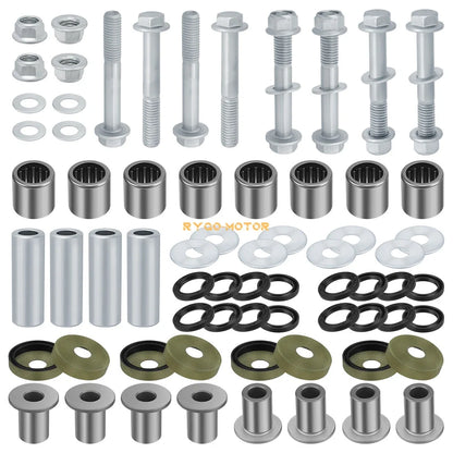 Set of 4 A Arm Bushings Seals Kit for Suzuki Z400 LTZ400 Arctic Cat 400