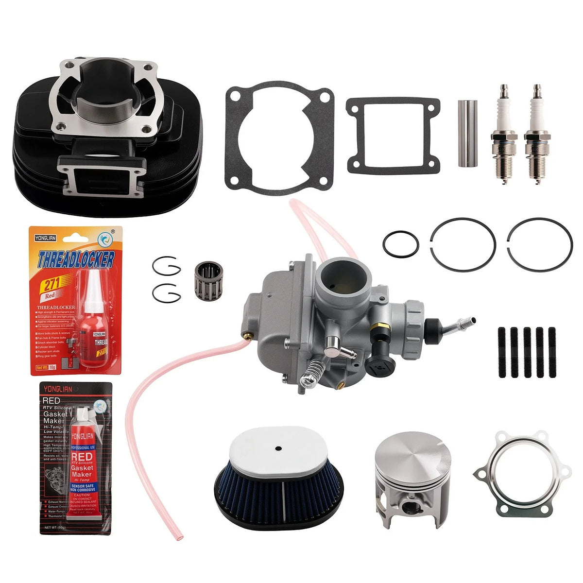 Piston Cylinder Rebuild Kit for Yamaha Blaster YFS200 (1988–2006) with Gaskets