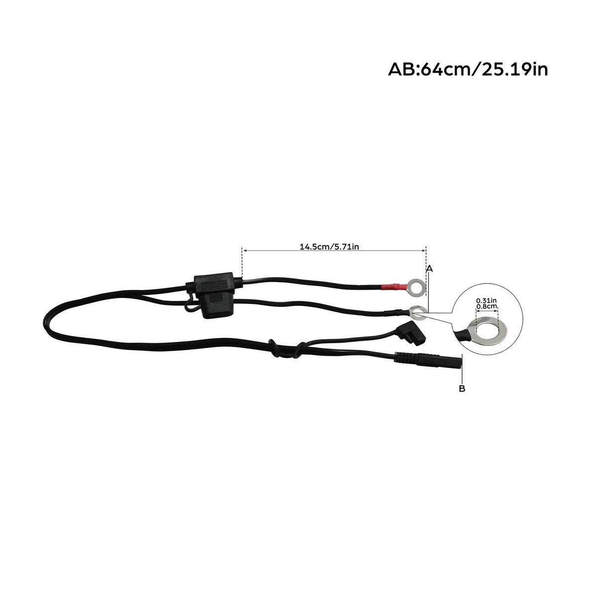 Battery Terminal Connector Cable for Harley Fitment Specific
