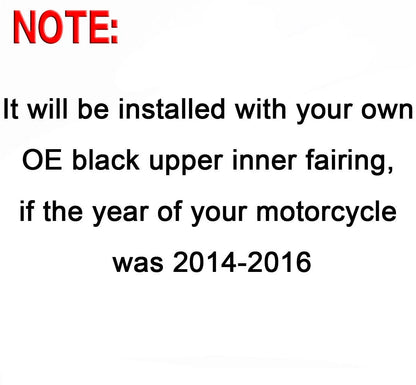 Fairing Kit for Honda CBR650F (2014–2018) - Unpainted White ABS Bodywork