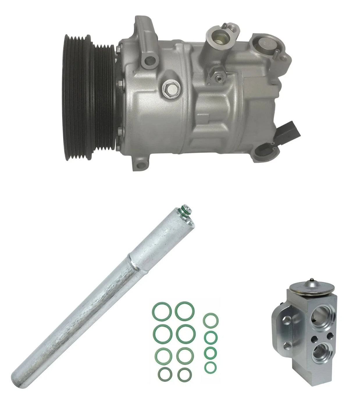 AC Compressor Kit OEM Replacement for Volkswagen GTI 2.0L Turbo (2010–2015)