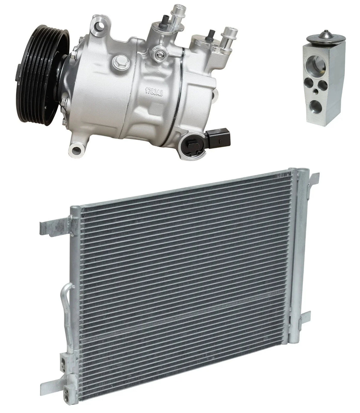 A/C Compressor Kit With Condenser for Volkswagen Tiguan 2.0L (2019–2019)