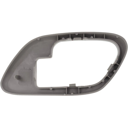 Interior Gray & Chrome Door Handle w/ Bezel LH for Chevy Truck