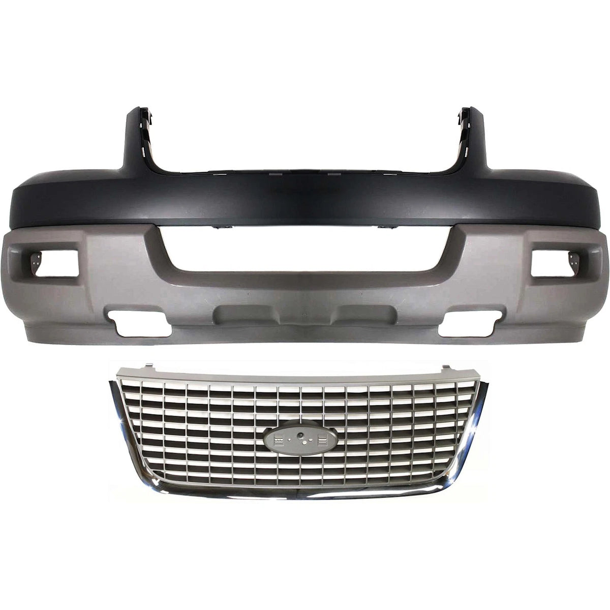 Bumper Cover Kit for Ford Expedition XLT (2003) 2Pc