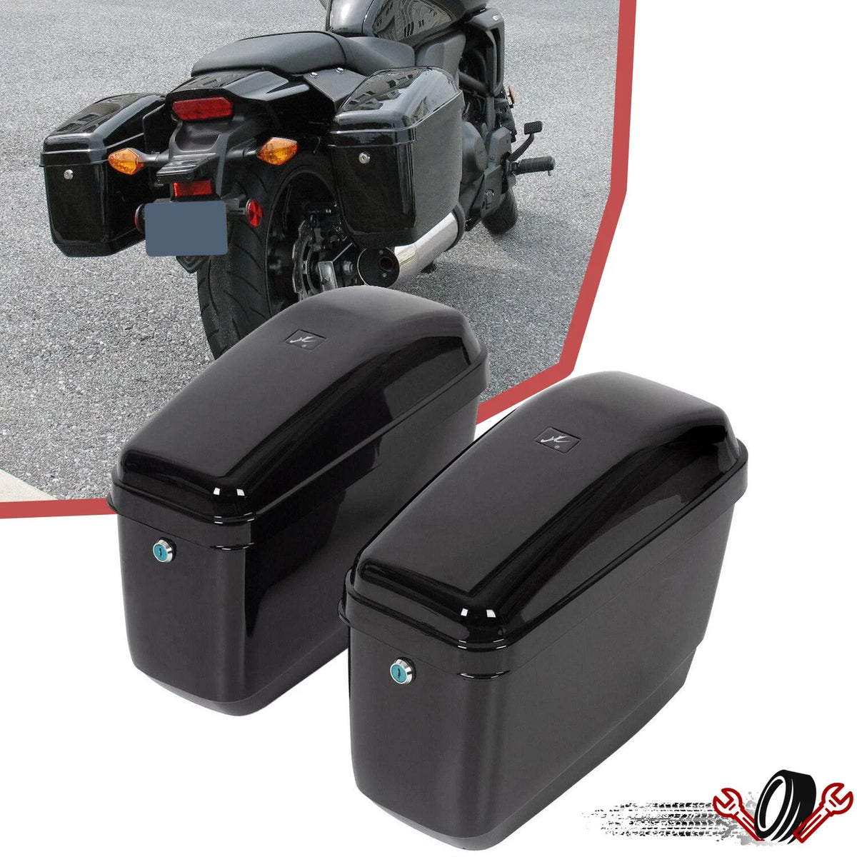 Saddlebag for Honda Shadow Phantom Spirit 750 (2001–2019)
