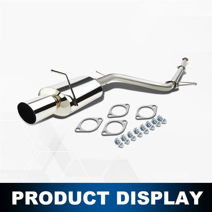 Catback Exhaust System with 4" Stainless Muffler Tip for 2006-2009 Eclipse
