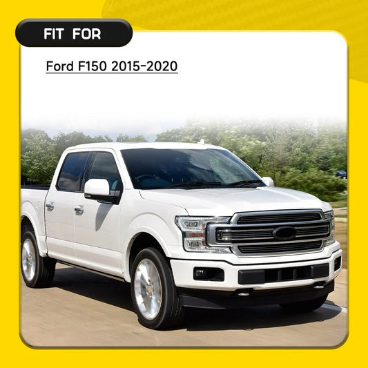 Carbon Fiber Interior Door Handle Panel Cover Trim for Ford F150 (2015–2020)