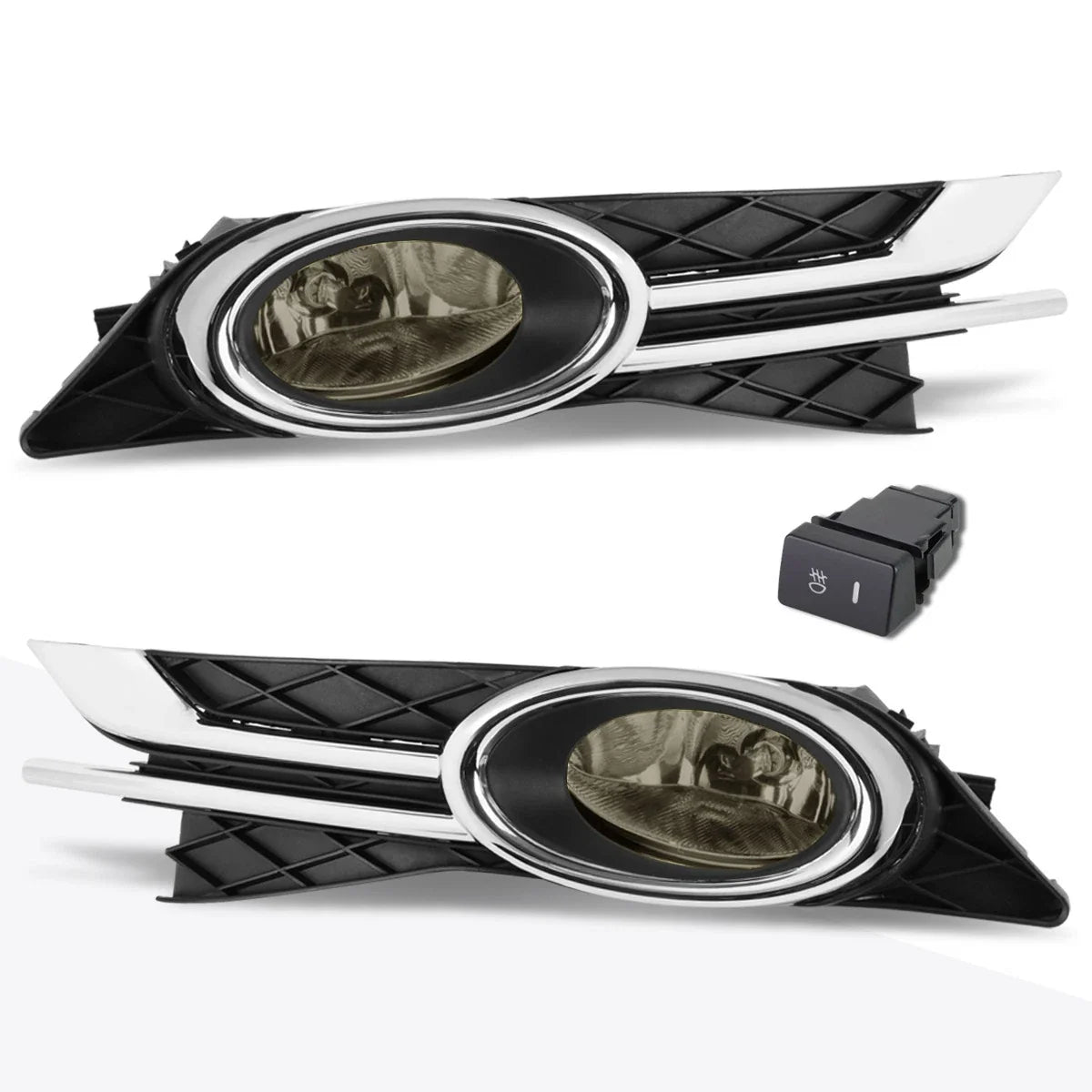 Fog Lights for Honda Odyssey (2014–2016) - Smoked Lens, Includes Switch