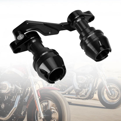 Crash Sliders for Yamaha NVX Aerox NMAX (2015–2019) - Aluminum Frame, Black