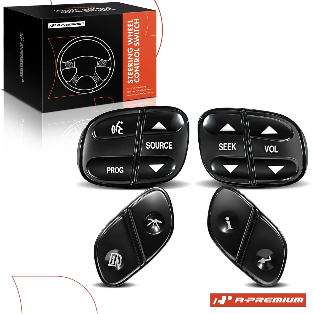 Steering Wheel Control Switch Buttons for Chevy GMC Cadillac H2 (2003–2009)