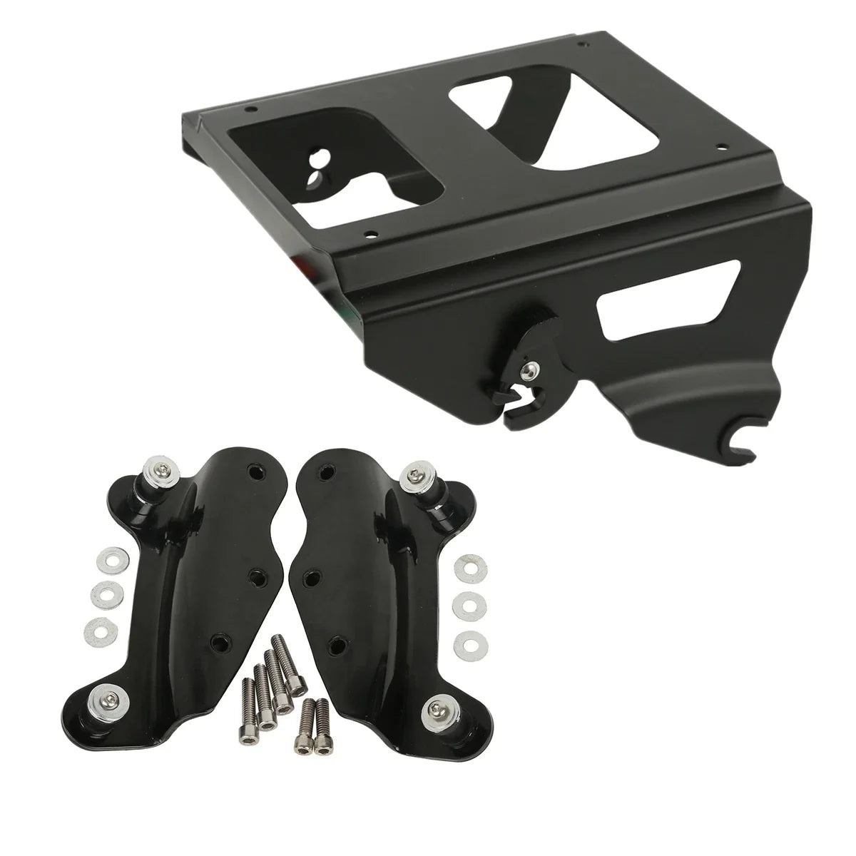 Solo Pack Mount Rack with Docking Kit for Harley Electra Glide 2009-2013