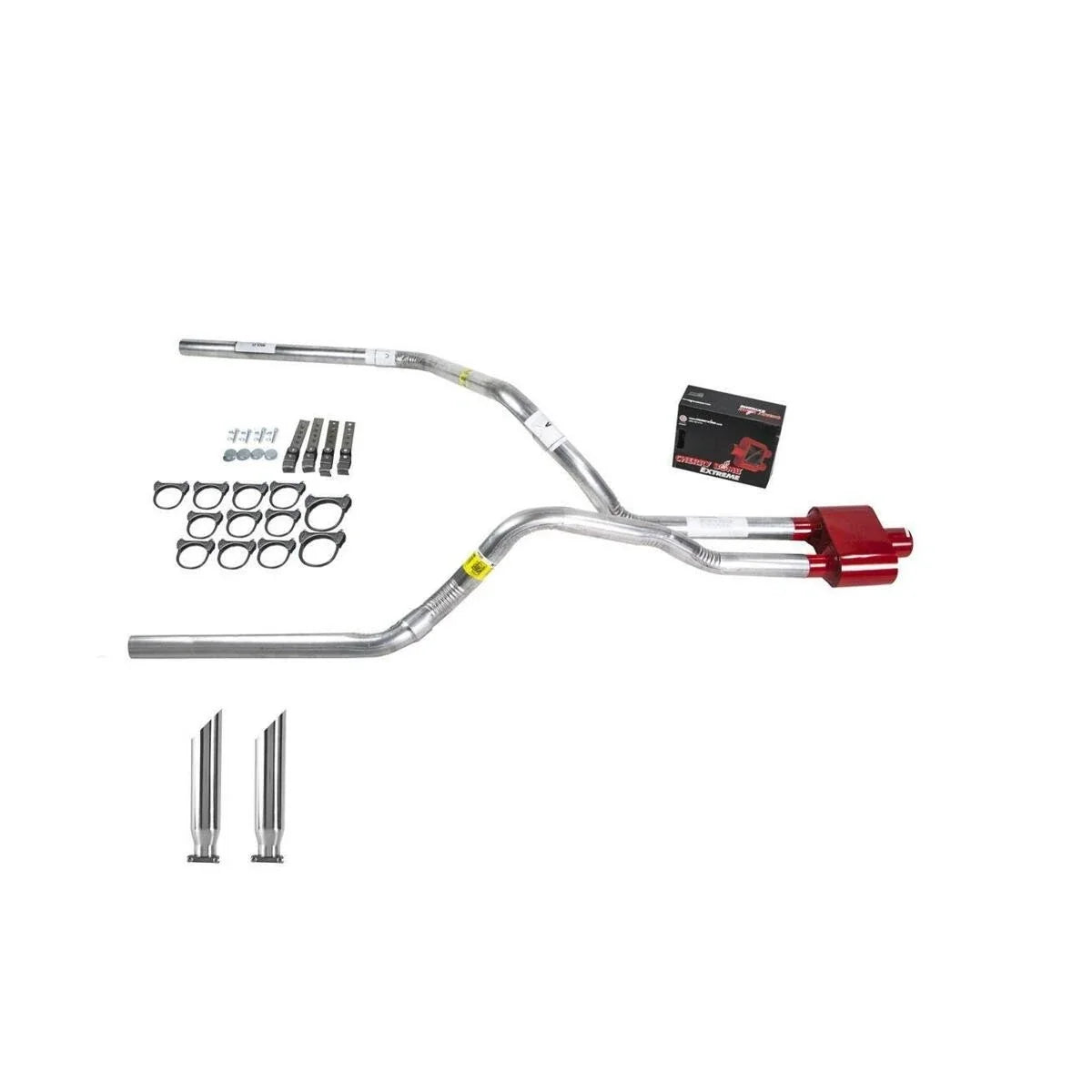 Dual Exhaust Pipe for Ram (2007–2008) - 2.5" Cherry Bomb Extreme Tip