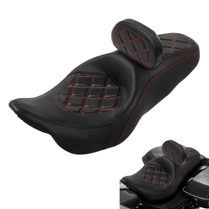 Backrest Pads for Harley Glide Touring (2009–2023)