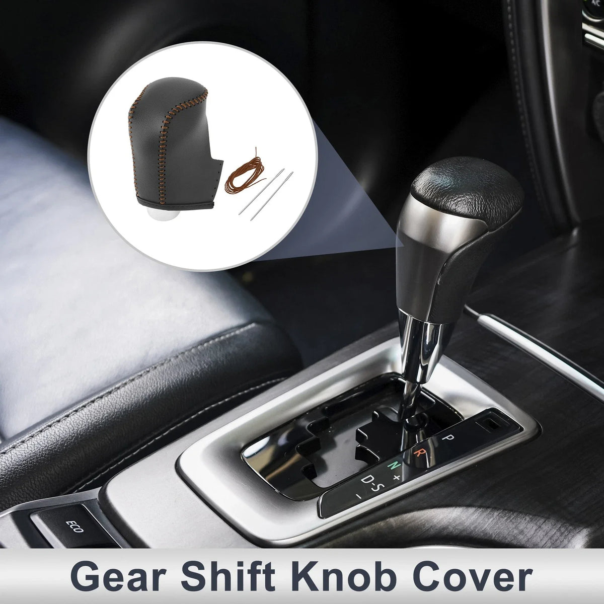1 Pc Gear Shift Knob Cover for Mazda CX-30 (2020–2021) Black Brown