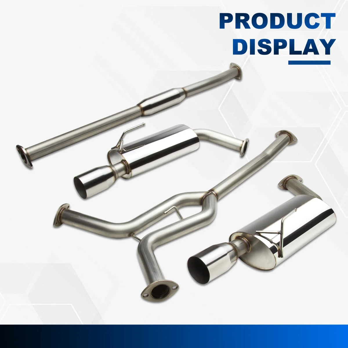Catback Exhaust System Kit for Nissan Maxima A34 V6 (2004–2008) 4" Dual Tip