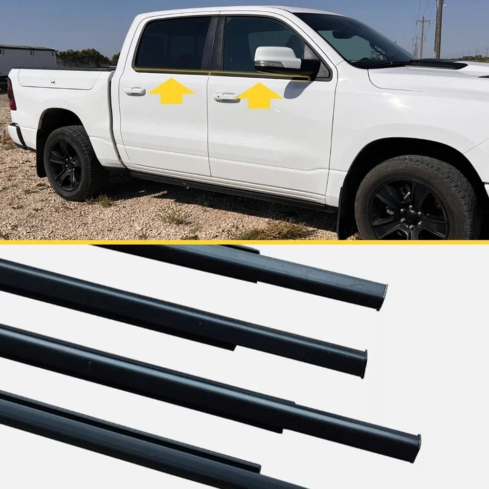 Trim Seal Weatherstrip for Ram 1500 2500 3500 Window Moulding (2009-2021)