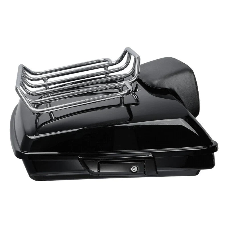 5.5" Razor Trunk Backrest Rack Mount for Harley Touring Road King (2014–2026)