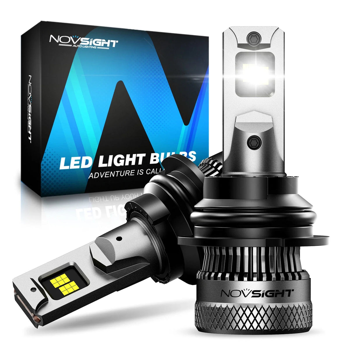 LED Headlight Bulbs 9004 2X 6500K 200W 40000LM