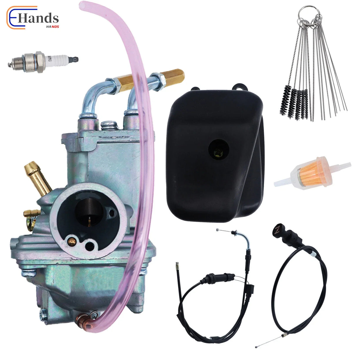 Air Filter Box, Carburetor & Throttle Cable for Yamaha PW50 PY50 (1990–2023)