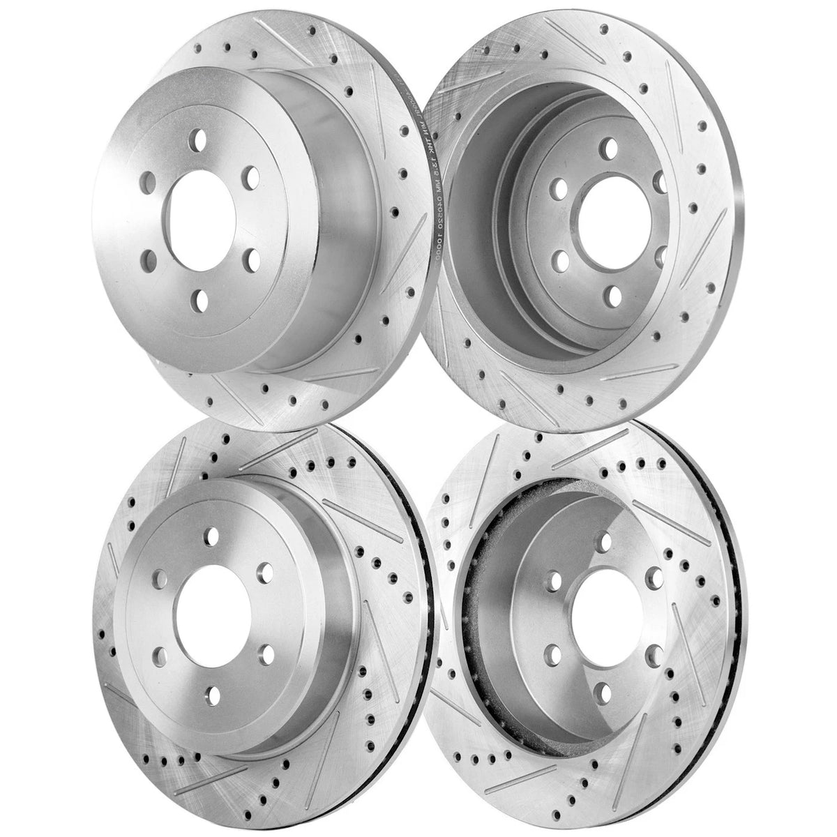 Front & Rear Brake Disc Rotors for Dodge Dakota (2003–2004)