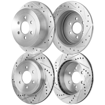 Front & Rear Brake Disc Rotors for Dodge Dakota (2003–2004)