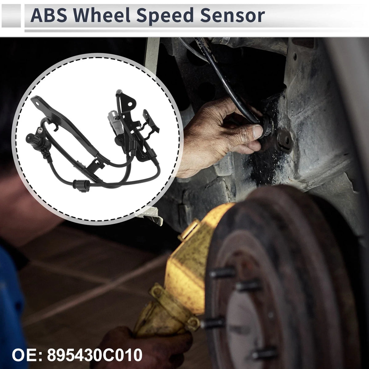 ABS Wheel Speed Sensor No. 895430C010 for Toyota Tundra (2000–2006)