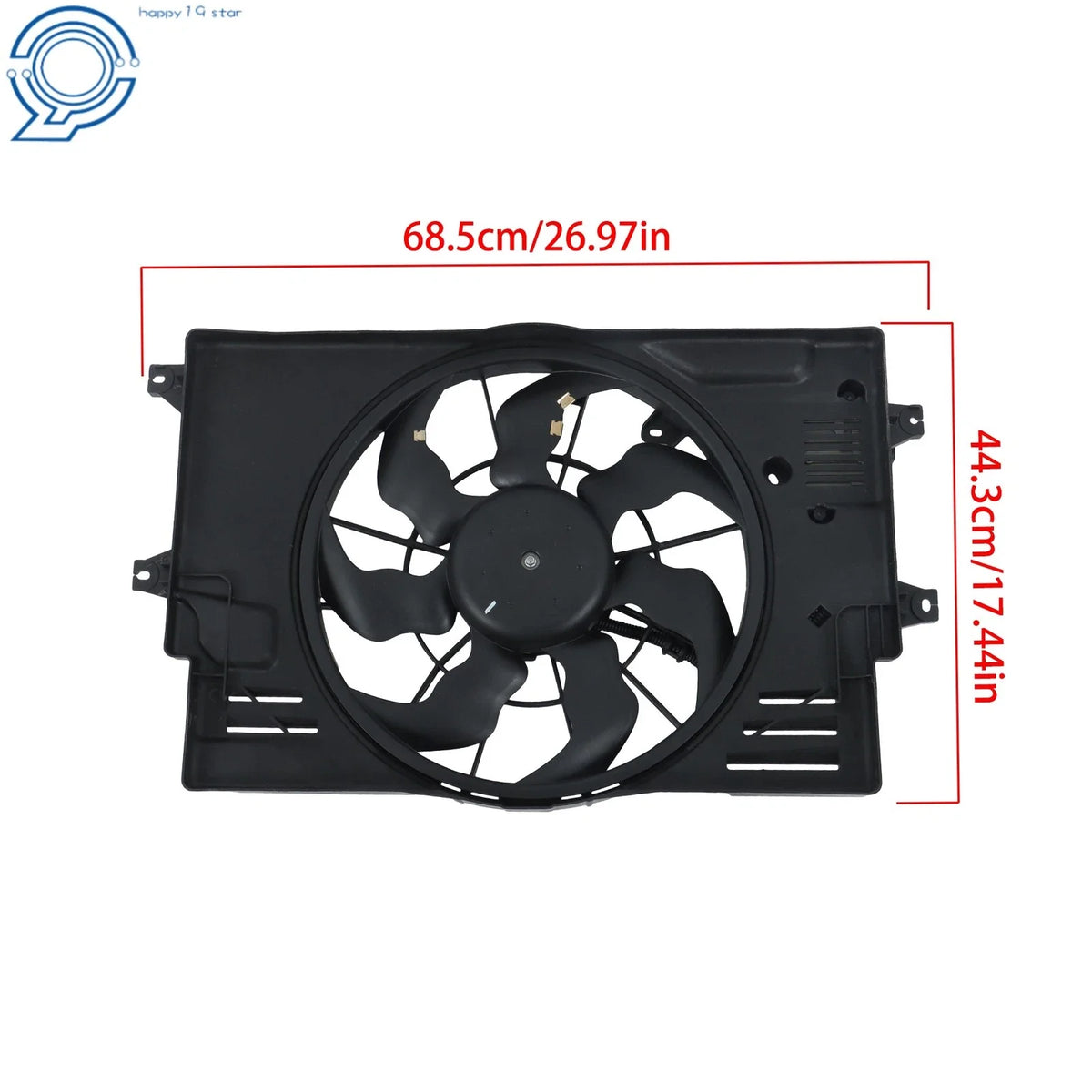 Cooling Fan Assembly for Hyundai Kona (2018–2021)