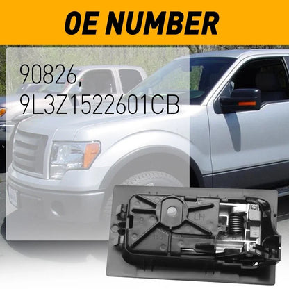 Interior Door Handle for Ford Lobo (2009–2014) - Left Side, Silver