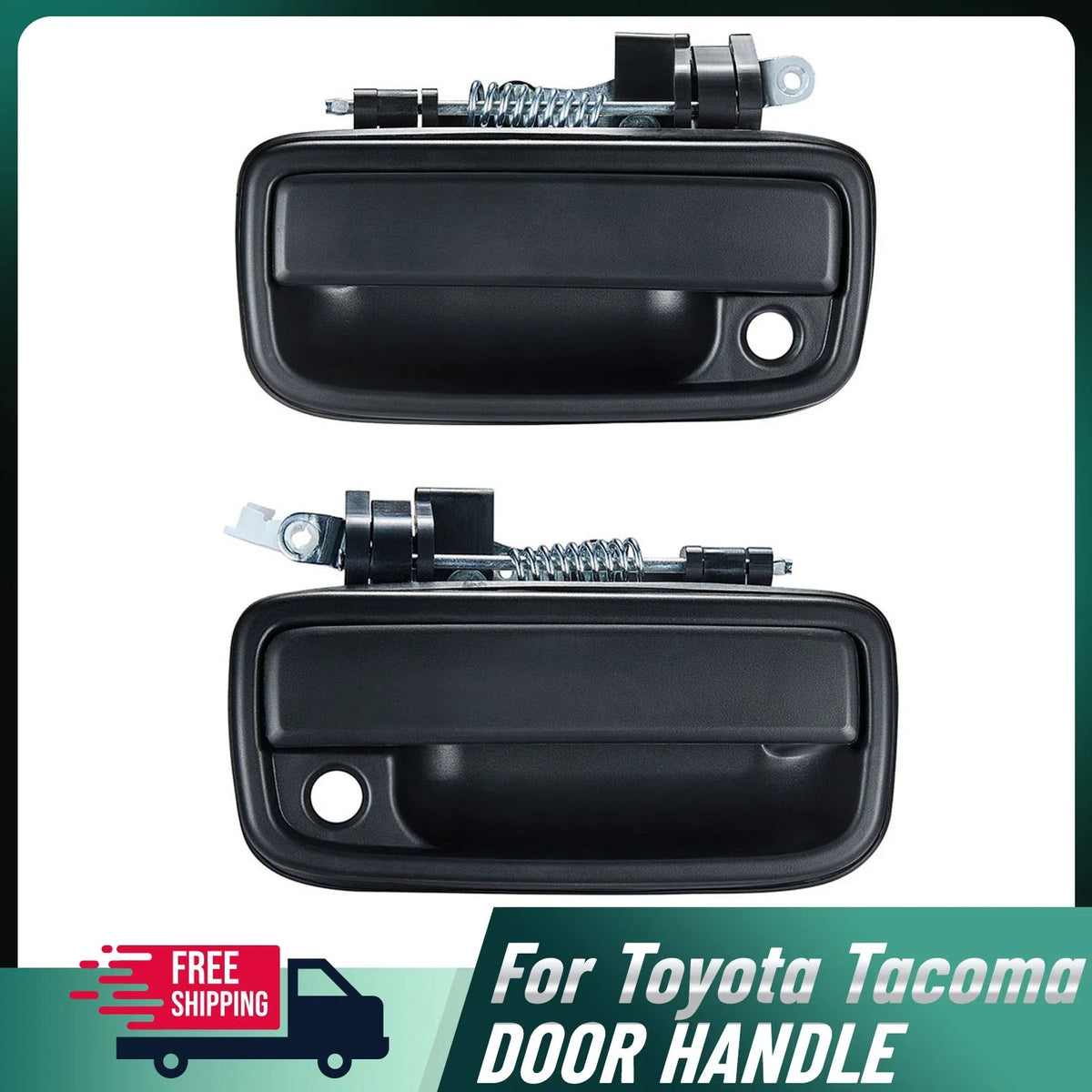 Pair Front Outer Door Handles for Toyota Tacoma (1995–2004)
