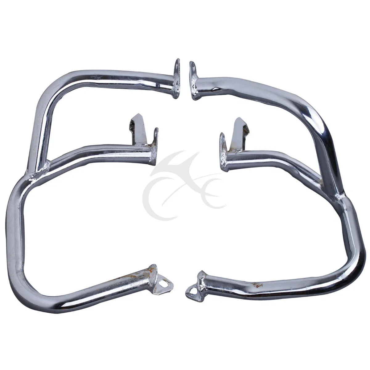 Front Rear Engine Guards Crash Bars for Honda Goldwing GL1800 (2001–2017) Chrome